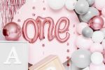 26″ Μπαλόνι φράση One rosegold - Image 2
