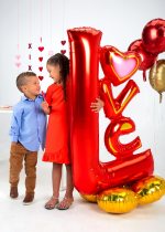 AirLoonz Τεράστιο Μπαλόνι “Love” κόκκινο - Image 2